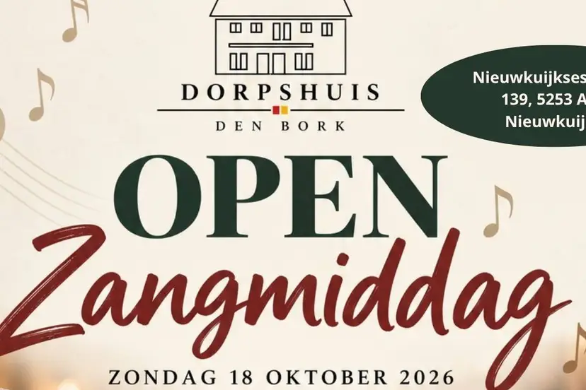 2026-10-18 Poster Open Zangmiddag D'n Bork