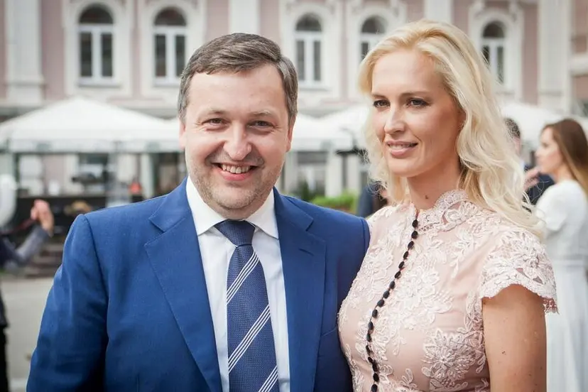 antanas guoga su zmona aiste