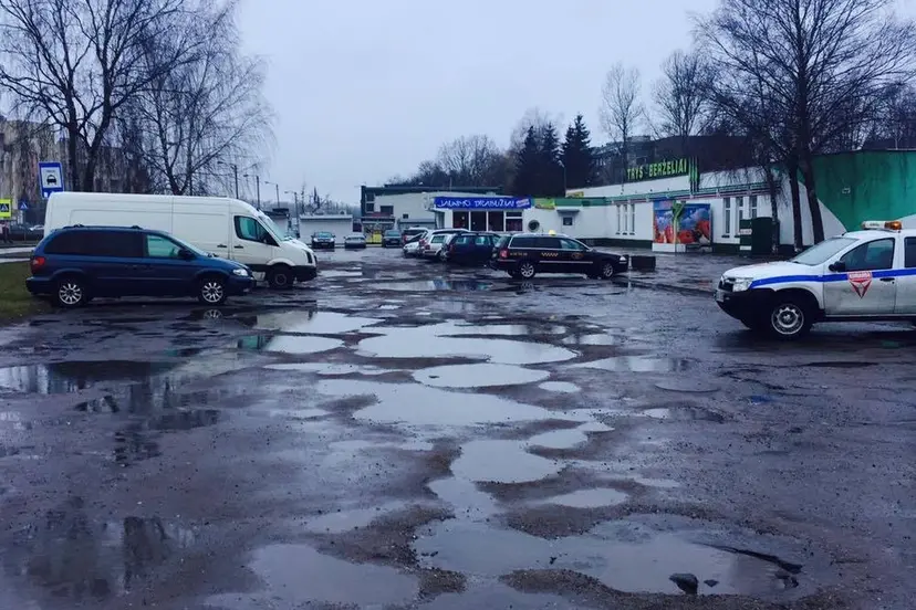 automobiliu stovejimo aikstele prie triju berzeliu3