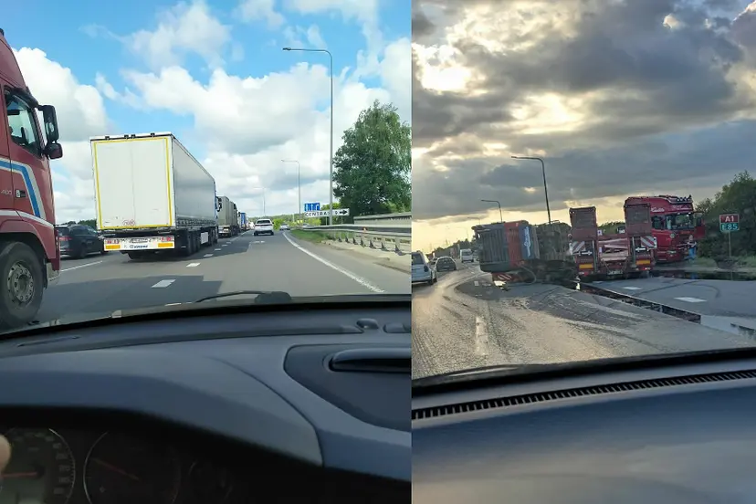 avarija a1 kelias