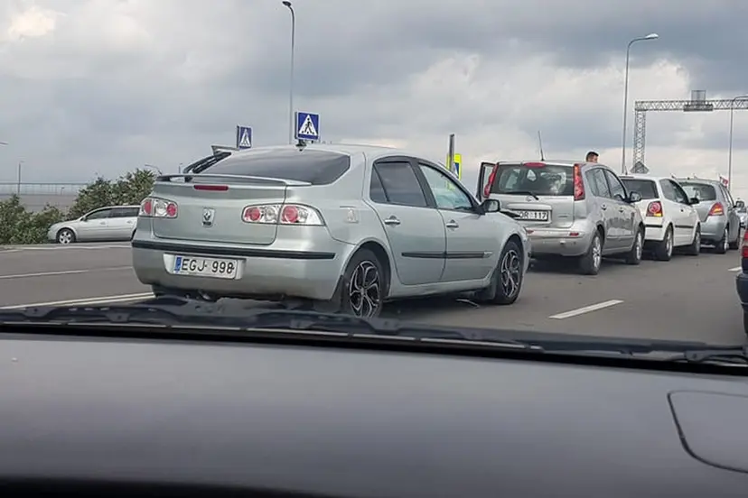 avarija ant megos viaduko