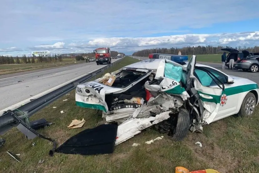 avarija autostradoje