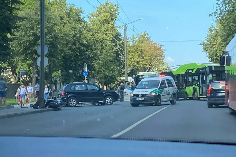 avarija savanoriu pr skaitytojo nuotr