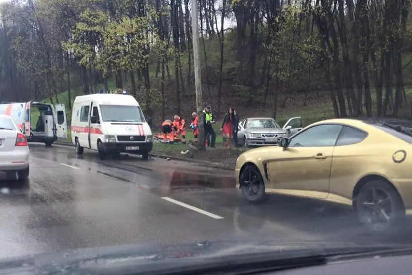 avarija tunelio gatveje