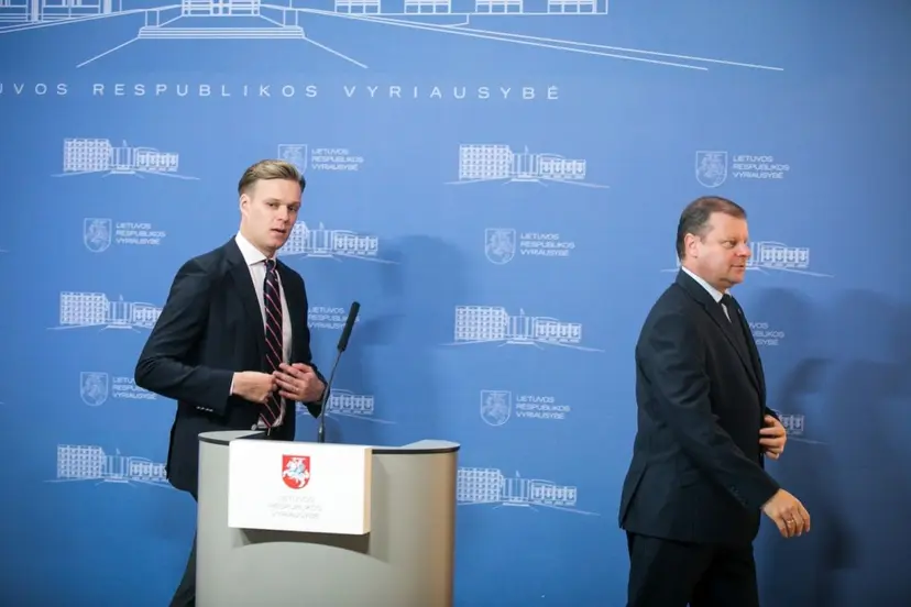 gabrielius landsbergis ir saulius skvernelis 77116075