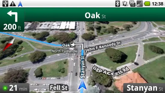 google maps navigation