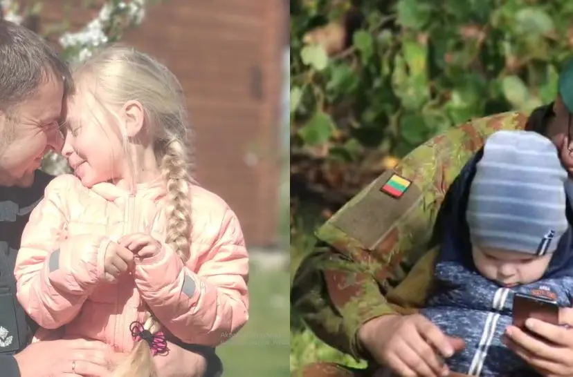 kari ir pareign sveikinimas