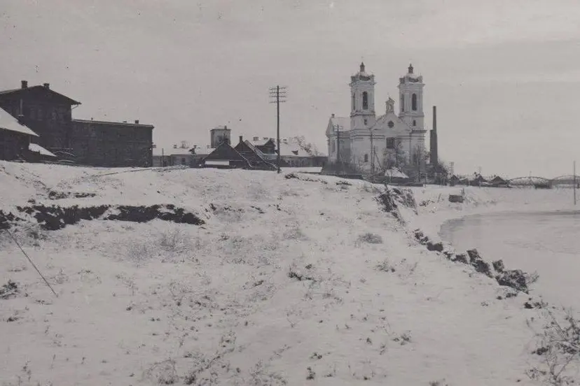 kaunas nemuno krantas ties karmelit banyia 1918 m