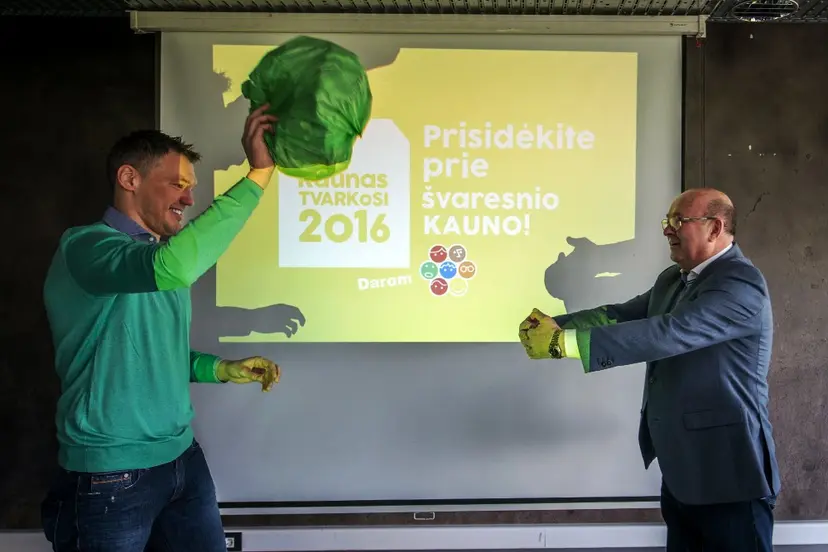 kaunas tvarkosi spaudos konferencija