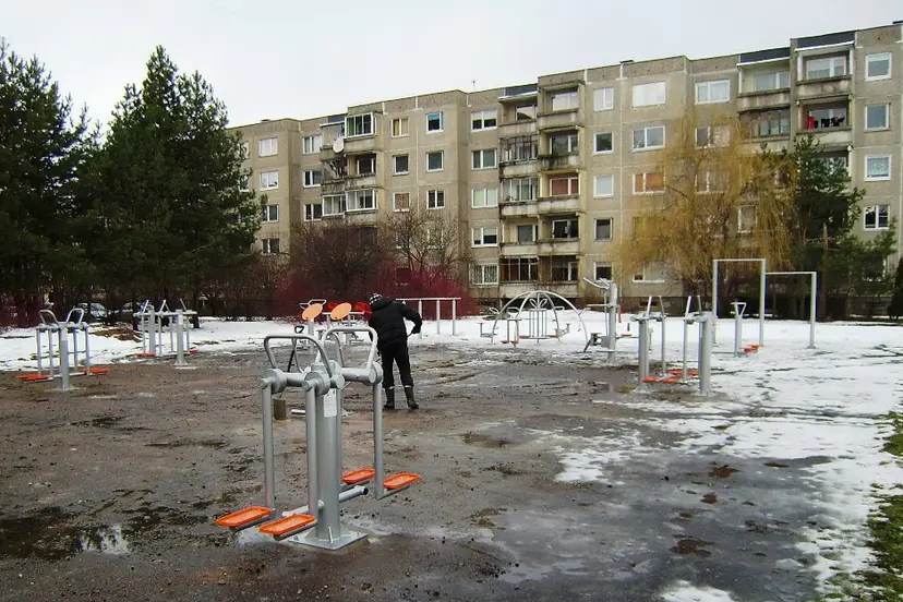 lauko treniruokliai eiguliuose