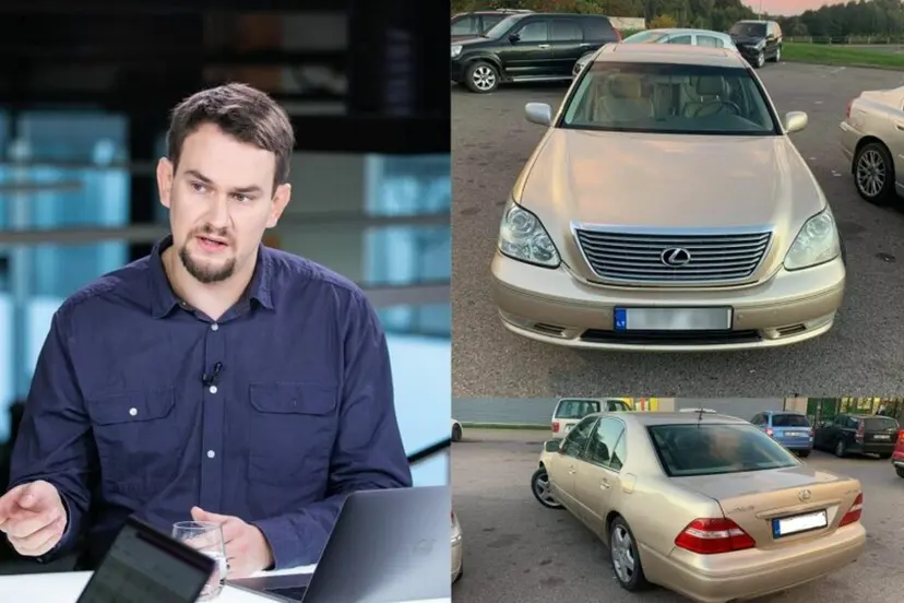 linas ramoska ir jo keliolikos metu senumo lexus ls 87317213