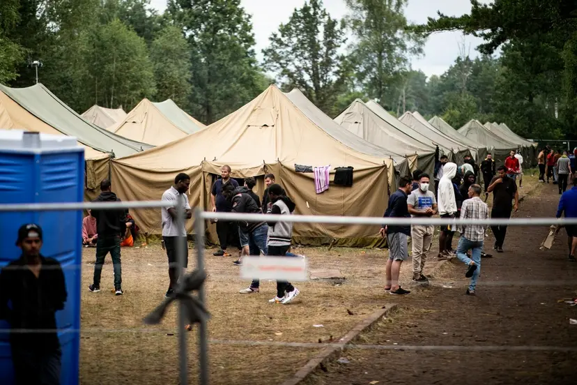 migrantu stovykla rudninkuose 87880641