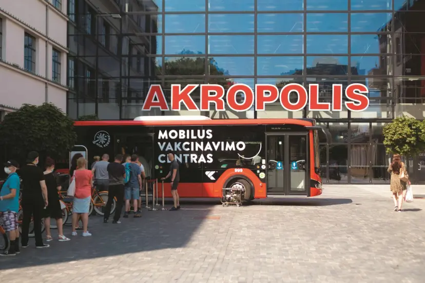 mobilus vakcinavimo centras