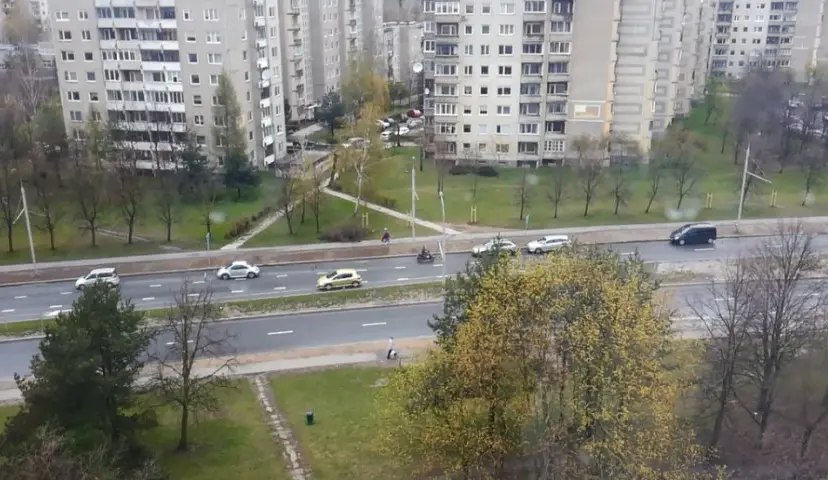 motociklininkas iaures prospekte