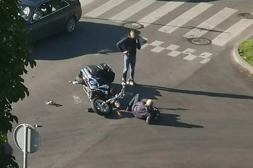 motociklo avarija 1