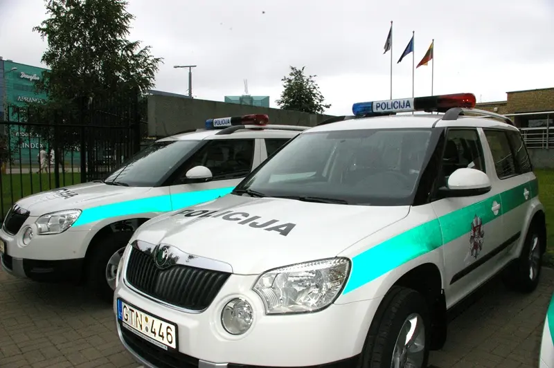 naujo policijos skoda