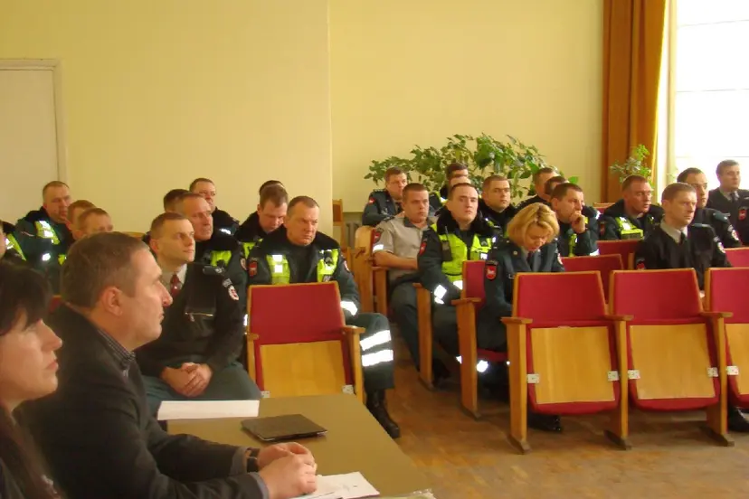 patruliu rinktines veiklos pristatyme