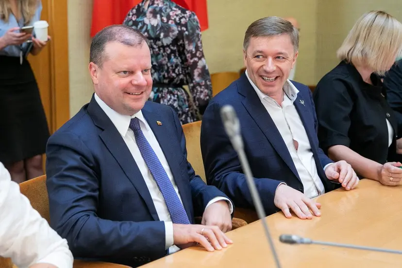 saulius skvernelis ir ramnas karbauskis