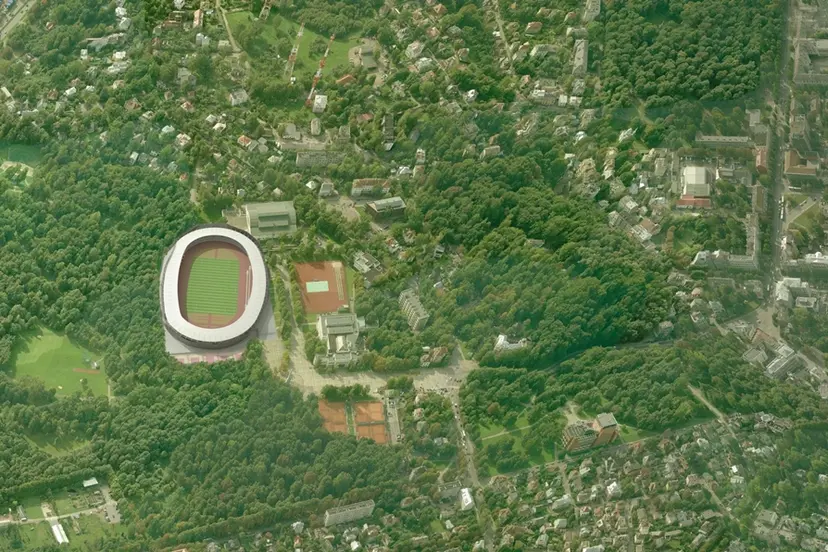 stadionas is oro