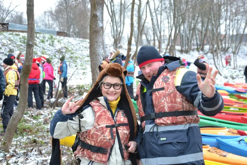 vandens turist naujametinis plaukimas 1