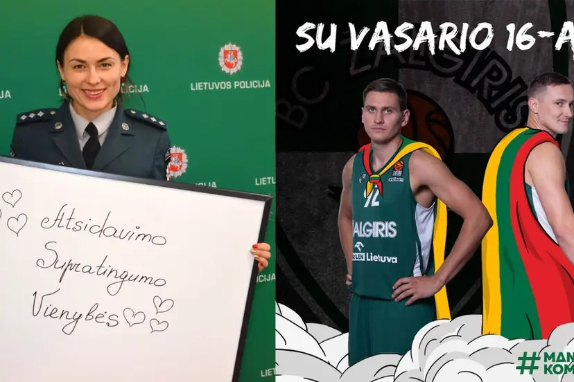 vasario 16 osios sveikinimai