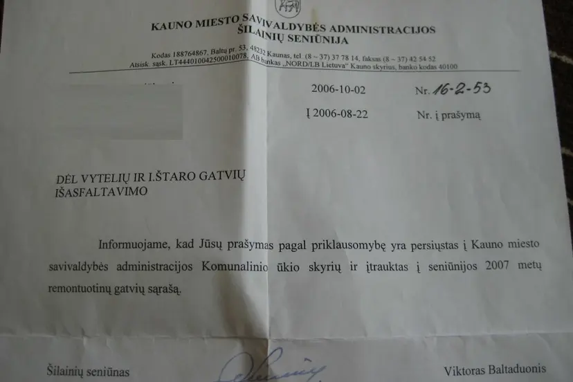 vyteliu ir i taro gatves vytenuose