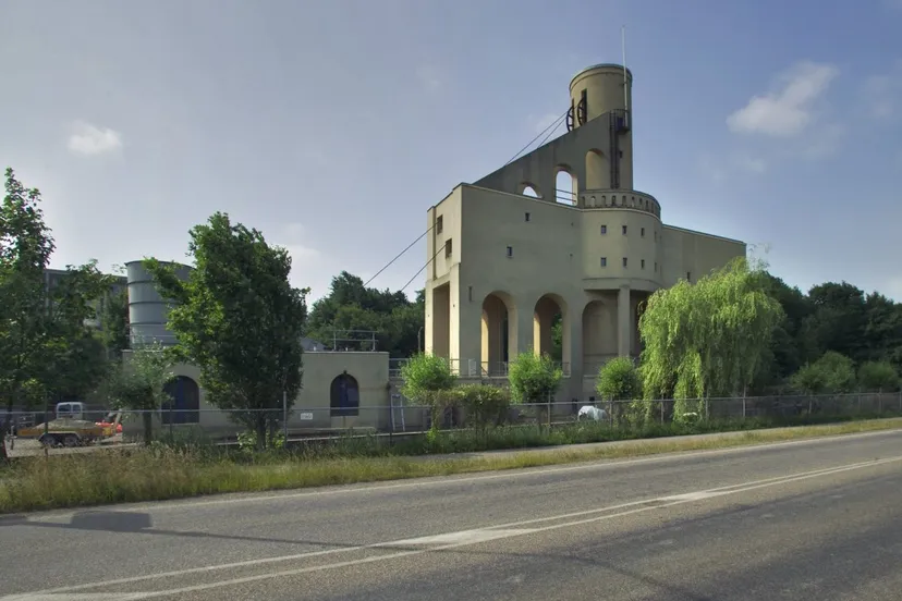 overzicht van de voormalige ronde luchtschacht van de domaniale mijn kerkrade 20336851 rce