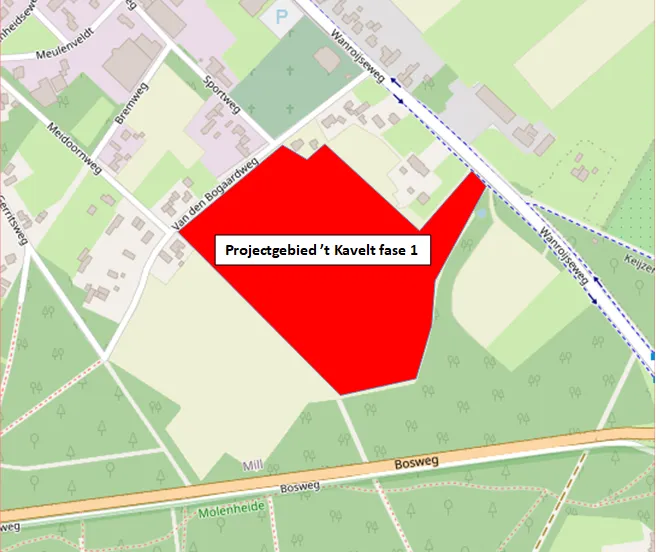 projectgebied t kavelt fase 1