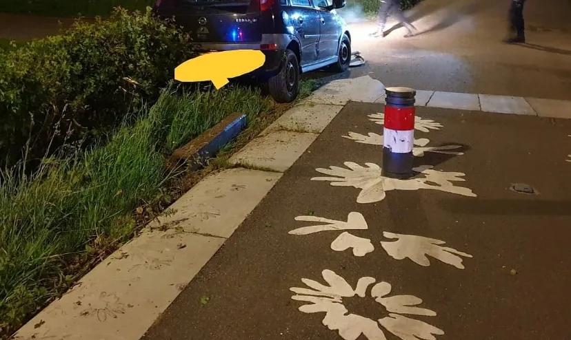 achtervolging het lint