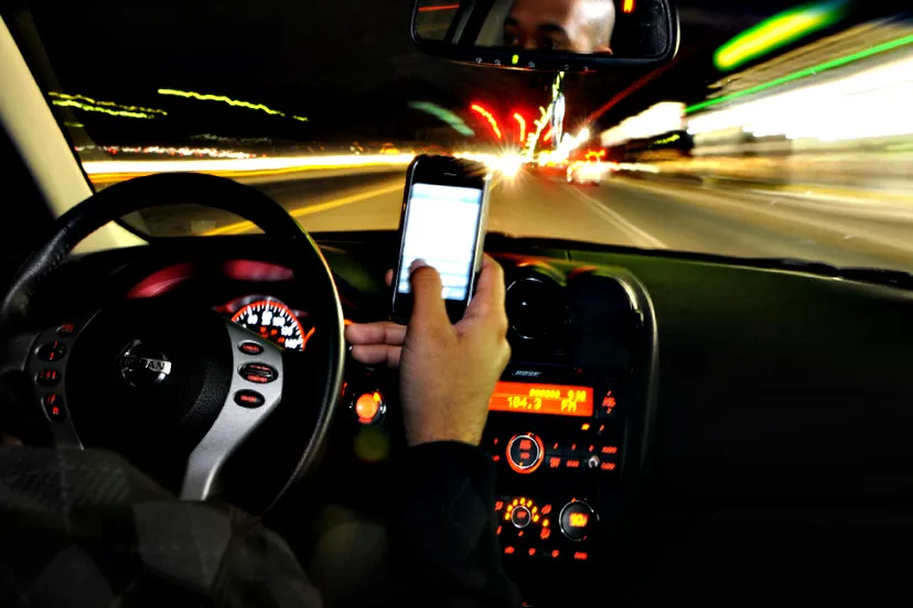 bellen achter het stuur