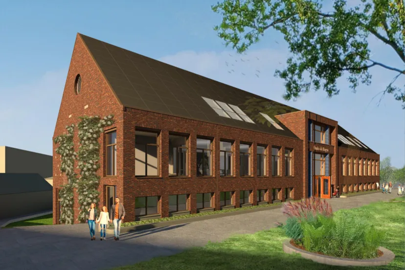 extra schoolgebouw onder de bogen foto 2