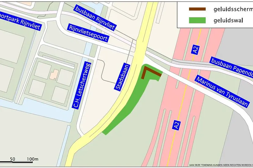 geluidswal rijnvliet