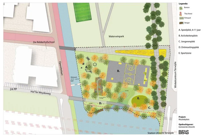 muziekplein herinrichting