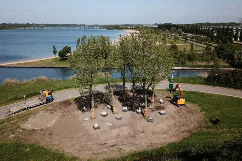 plaatsing kunstwerk johan de boer 2