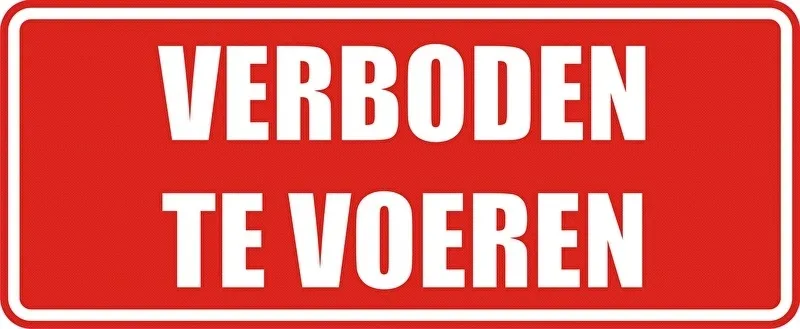 verbodentevoeren