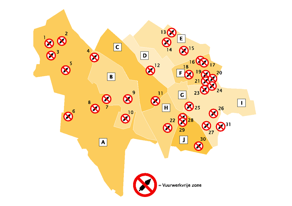 vuurwerkvrije zones