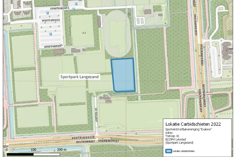 aangewezen locatie carbidschieten lelystad 2022