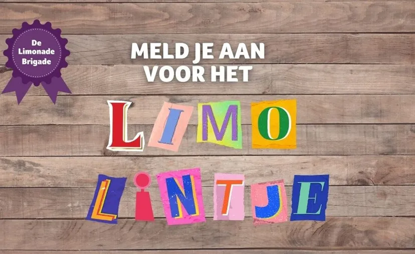 aanmelden voor het limo lintje limonade brigade