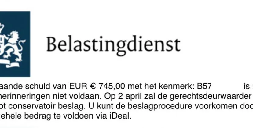 belastingdienst phishing