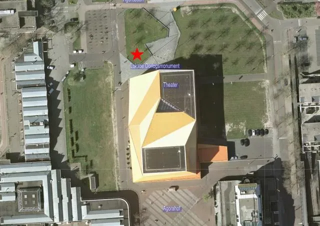 beoogde nieuwe locatie oorlogsmonument lelystad