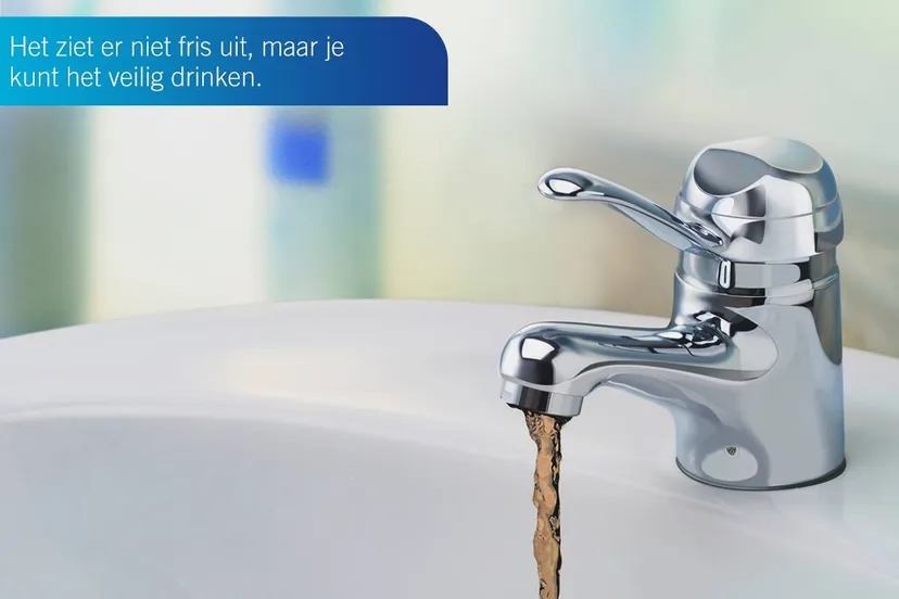 bruin water uit de kraan