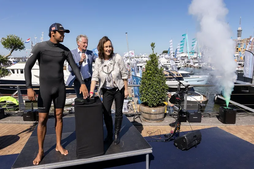 burgemeester baltus opening hiswa te water