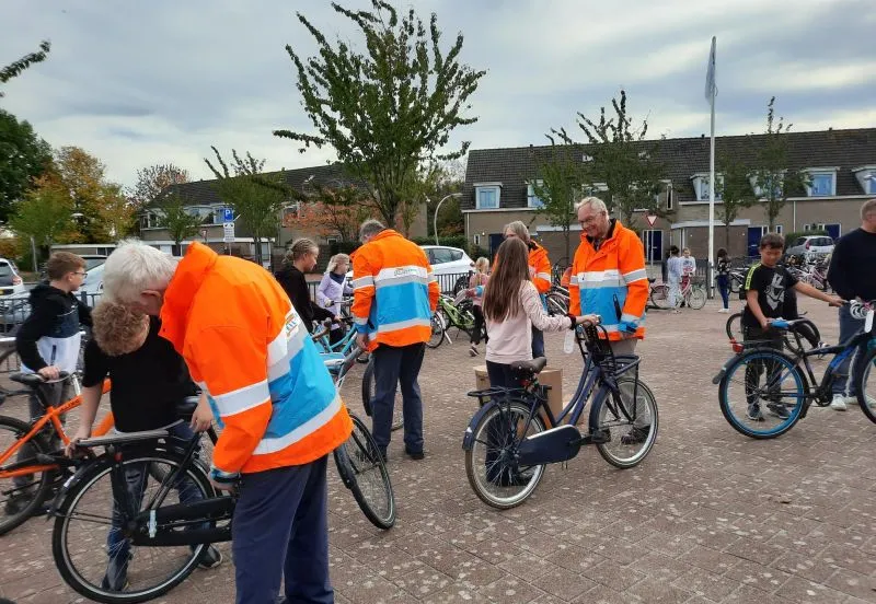 fietsverlichting controle lelystad