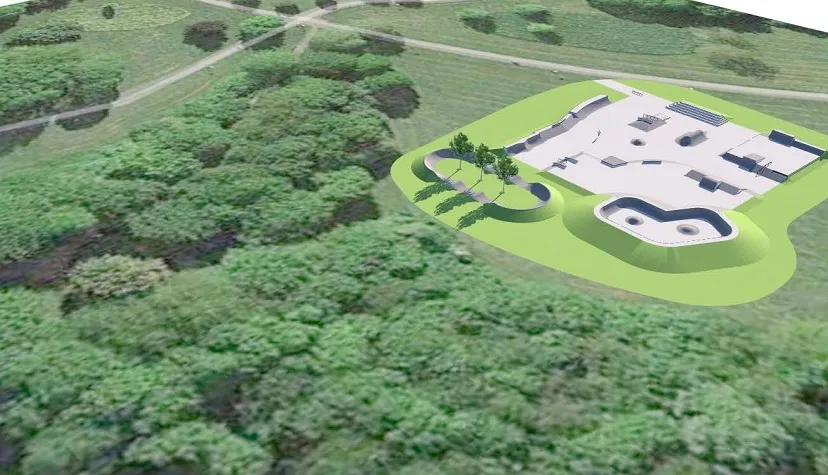 impressie skatebaan woldpark