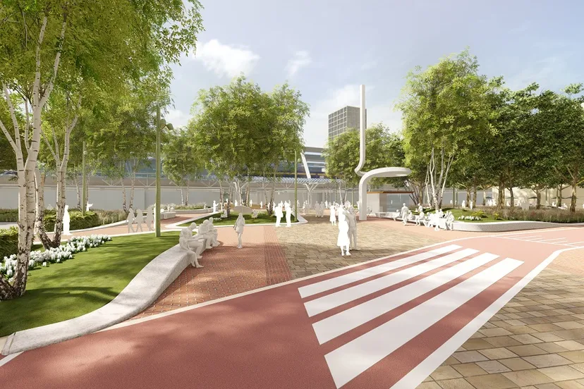 impressie vanaf dukaatplein gem lelystad