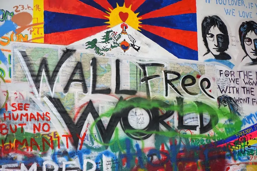 john lennon wall evada via pixabay