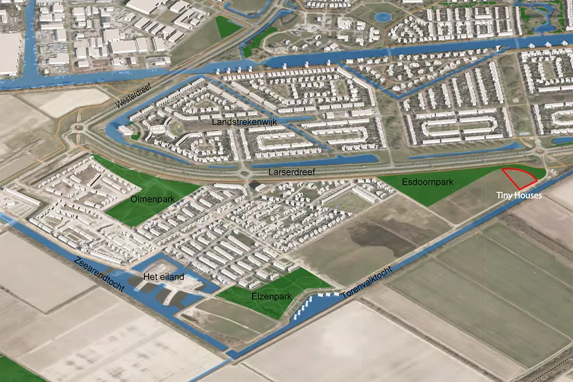 kavels tiny houses ligging