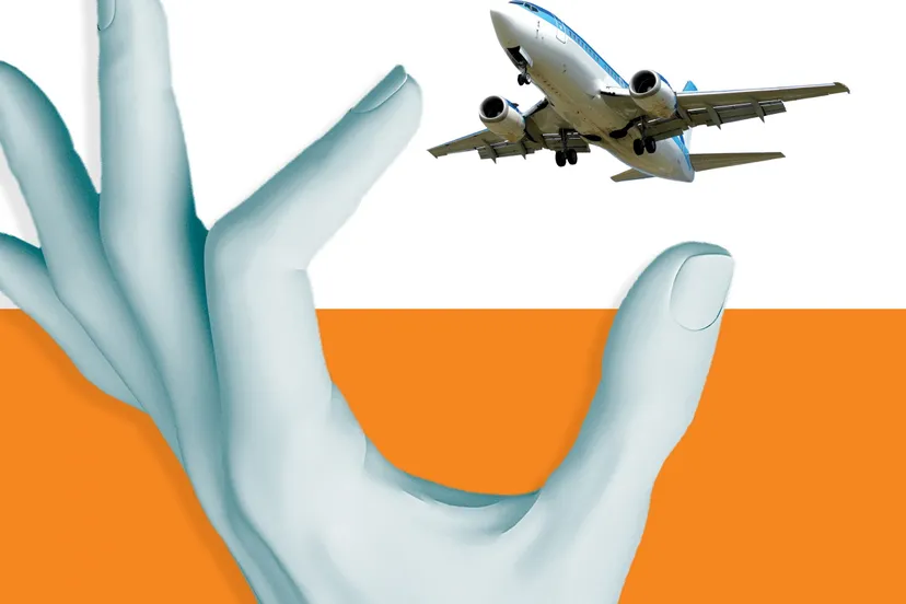 manifestatie krimp luchtvaart