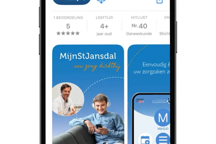 mobiele telefoon app in de store st jansdal
