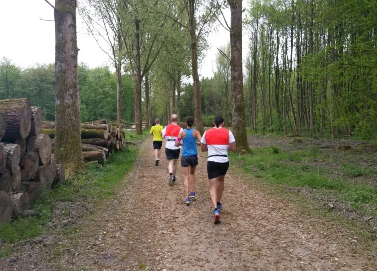 natuurloop slooow in bos